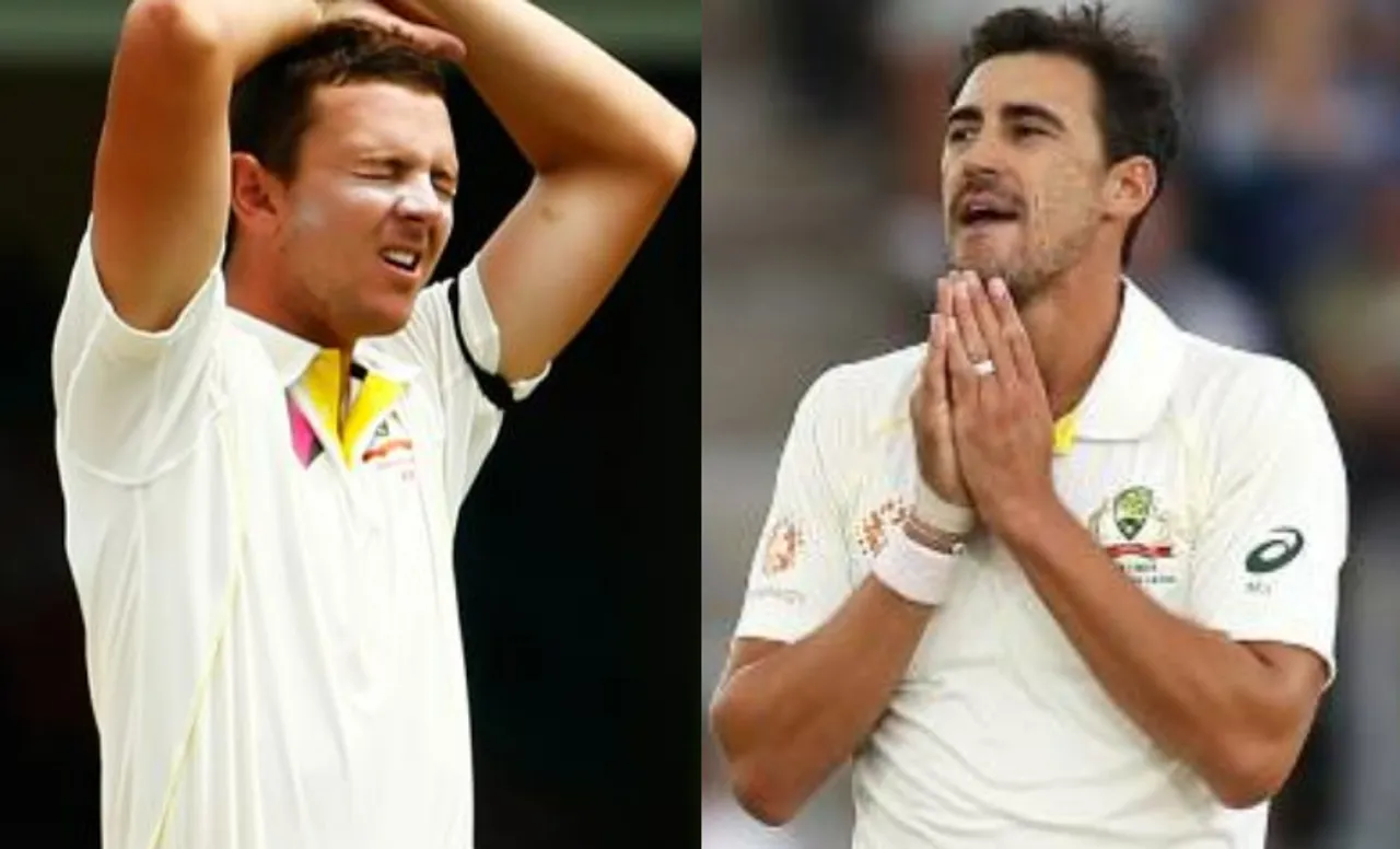 Josh Hazlewood and Mitchell Starc