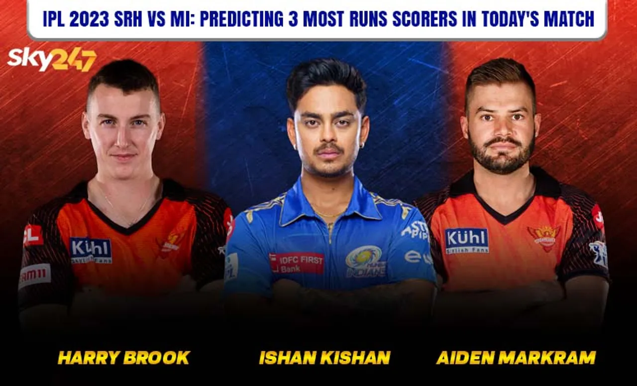 SRH vs MI, IPL 2023: 3 most run scorers in today's match