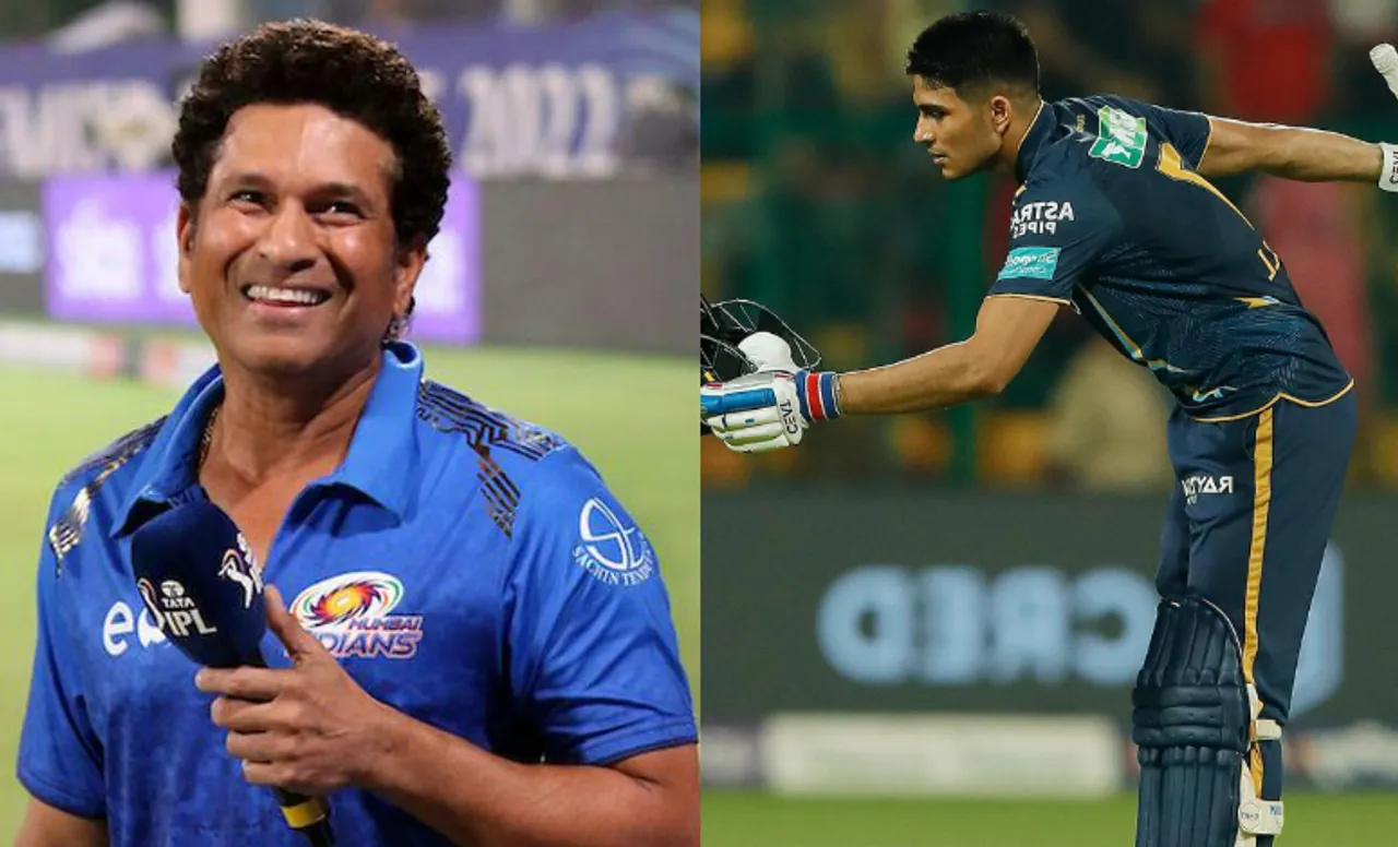 Sachin Tendulkar and Shubman Gill