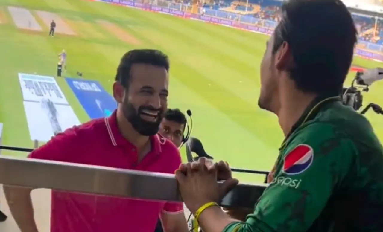 Watch: Irfan Pathan's friendly banter with 'Maaro Mujhe Maaro' guy goes viral ahead of India- Pakistan clash