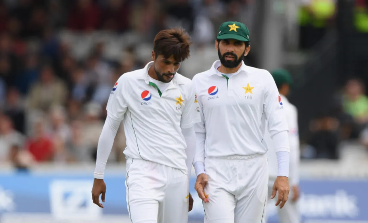 Mohammad Amir and Misbah ul Haq