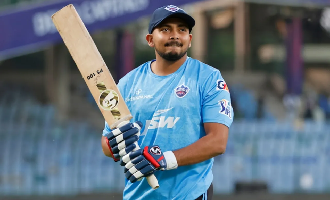 Prithvi Shaw for DC in IPL