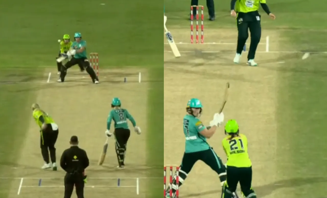 WATCH: Unexpected scenes in WBBL, batter gets caught after hitting the keeper, video goes viral