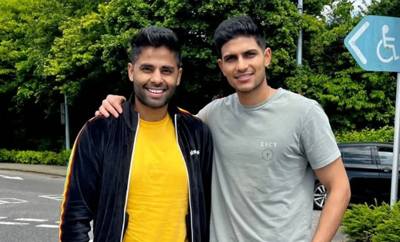 Suryakumar Yadav and Shubman Gill (Source - Twitter)