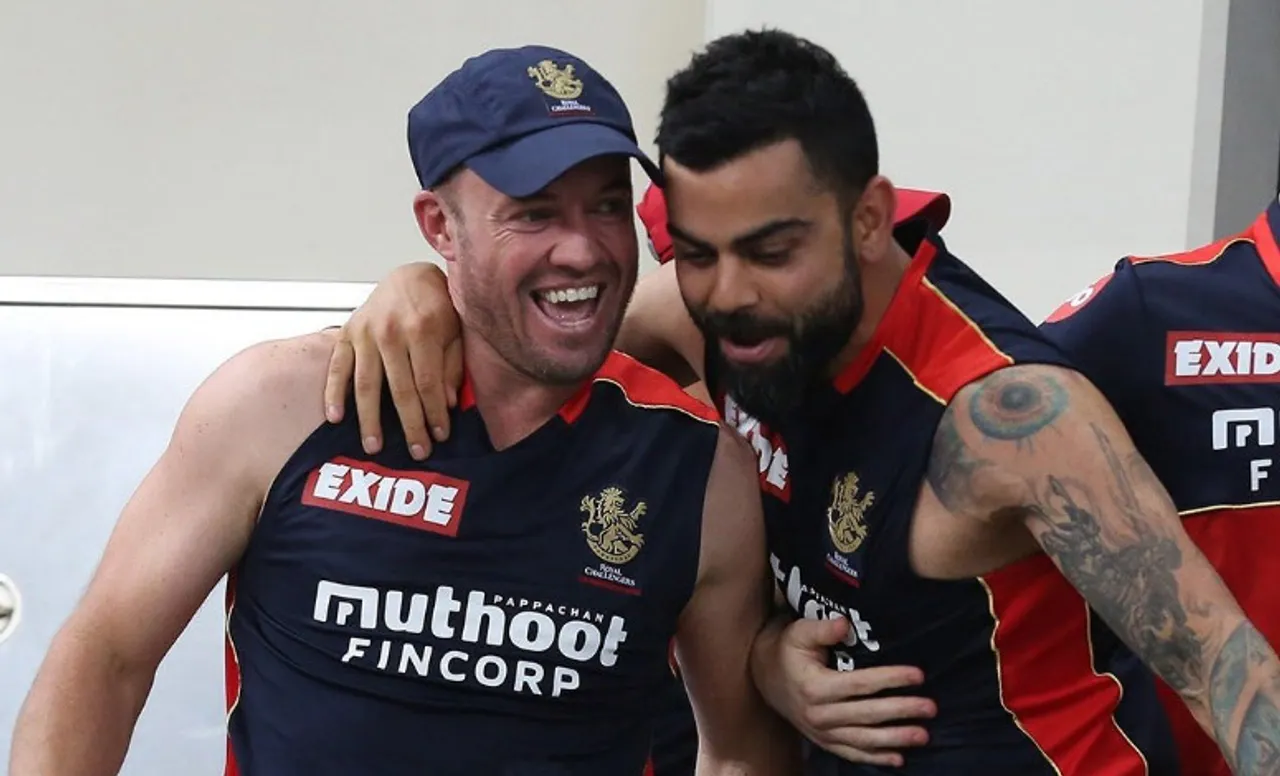 AB de Villiers and Virat Kohli