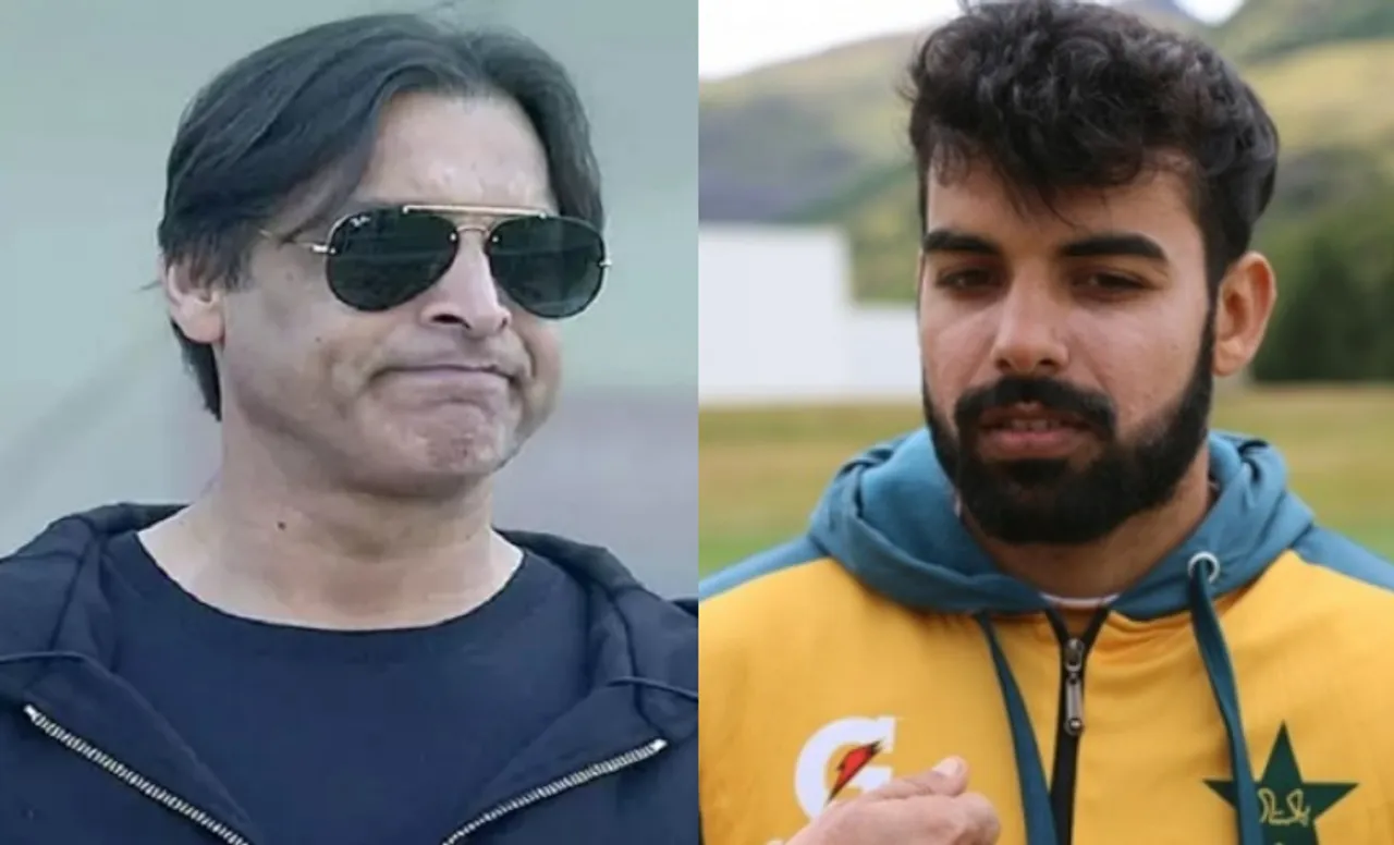 Shoaib Akhtar and Shadab Khan