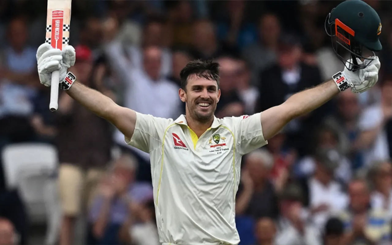 'This is how out of syllabus question looks like' - Fans laud Mitchell Marsh as he smashes century on his comeback in Ashes 2023
