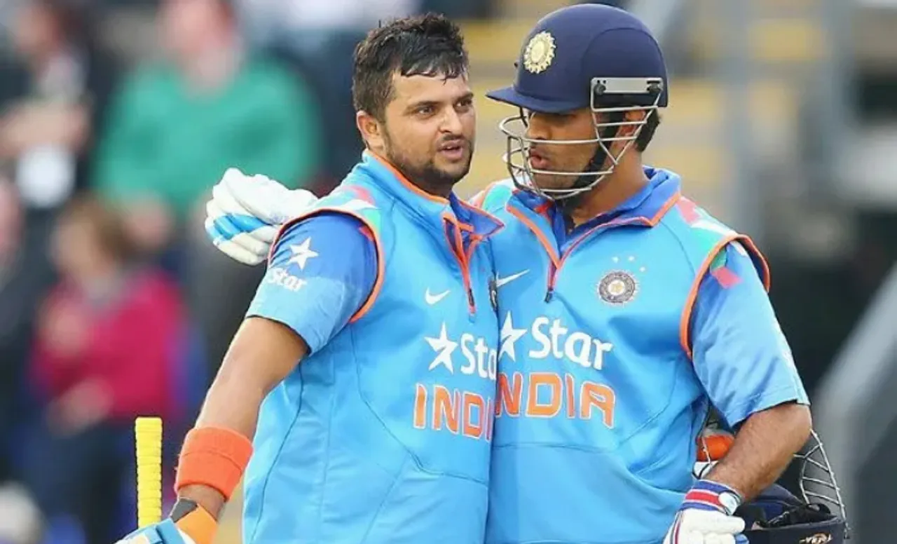 Suresh Raina and MS Dhoni