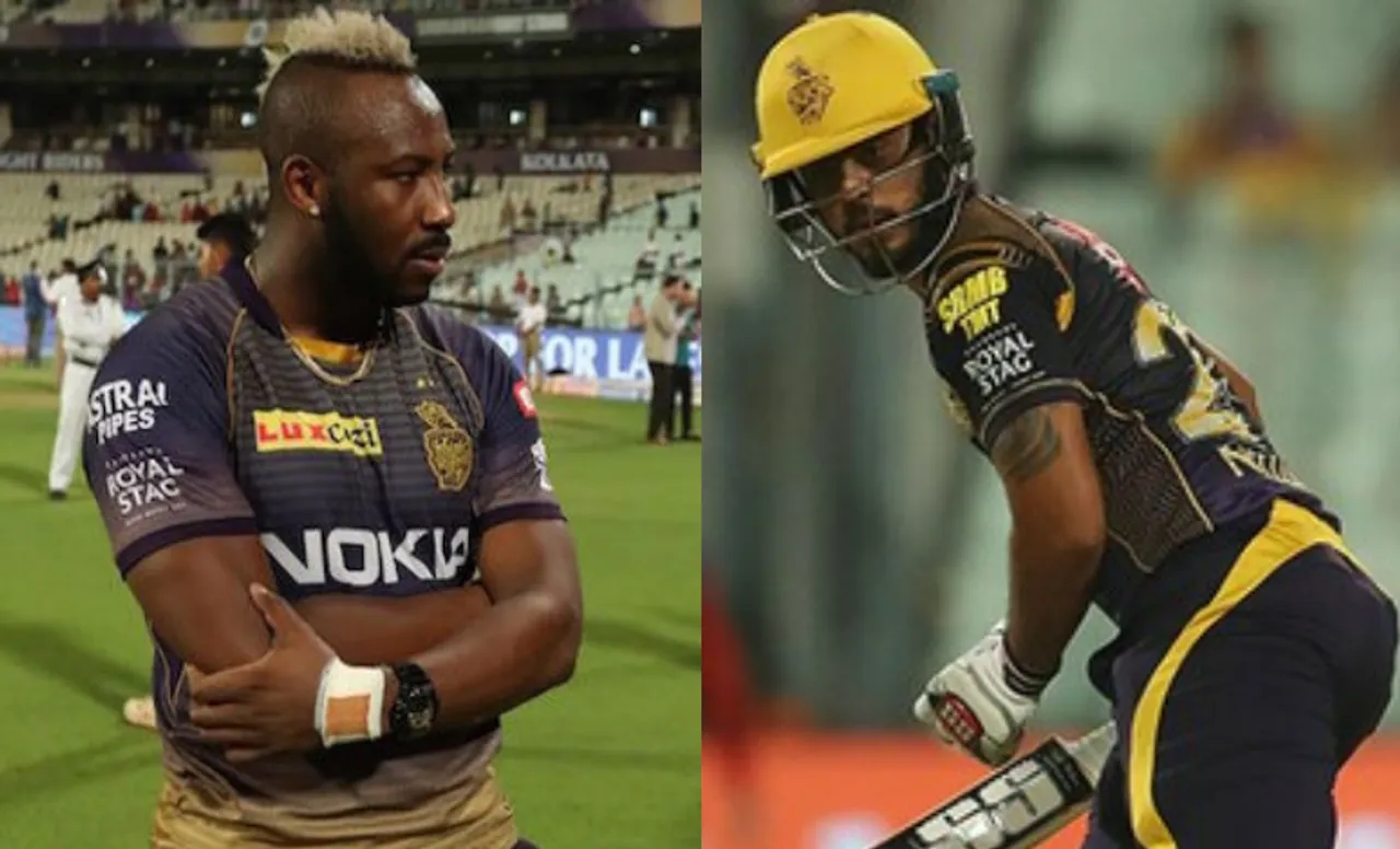 Andre Russell and Nitish Rana