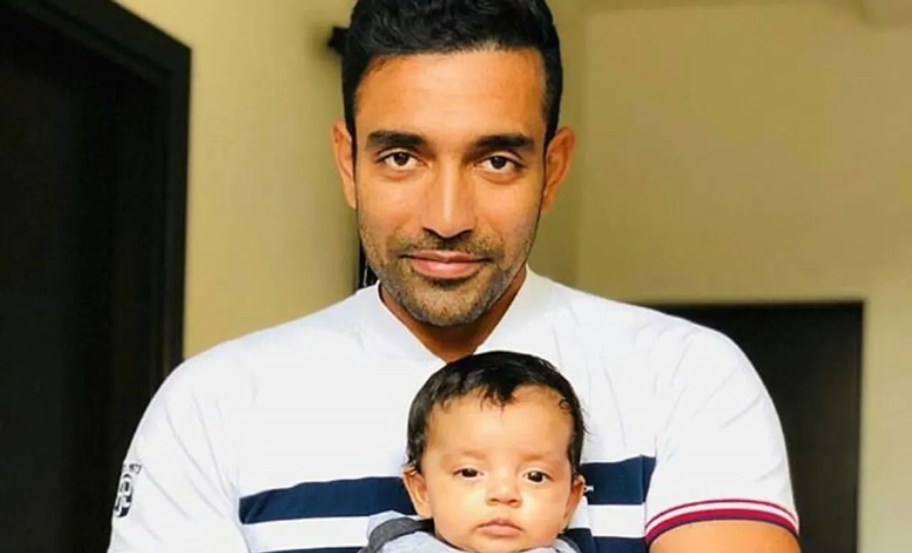 Watch: Jr. Uthappa helps father Robin in baking cookies for CSK teammates