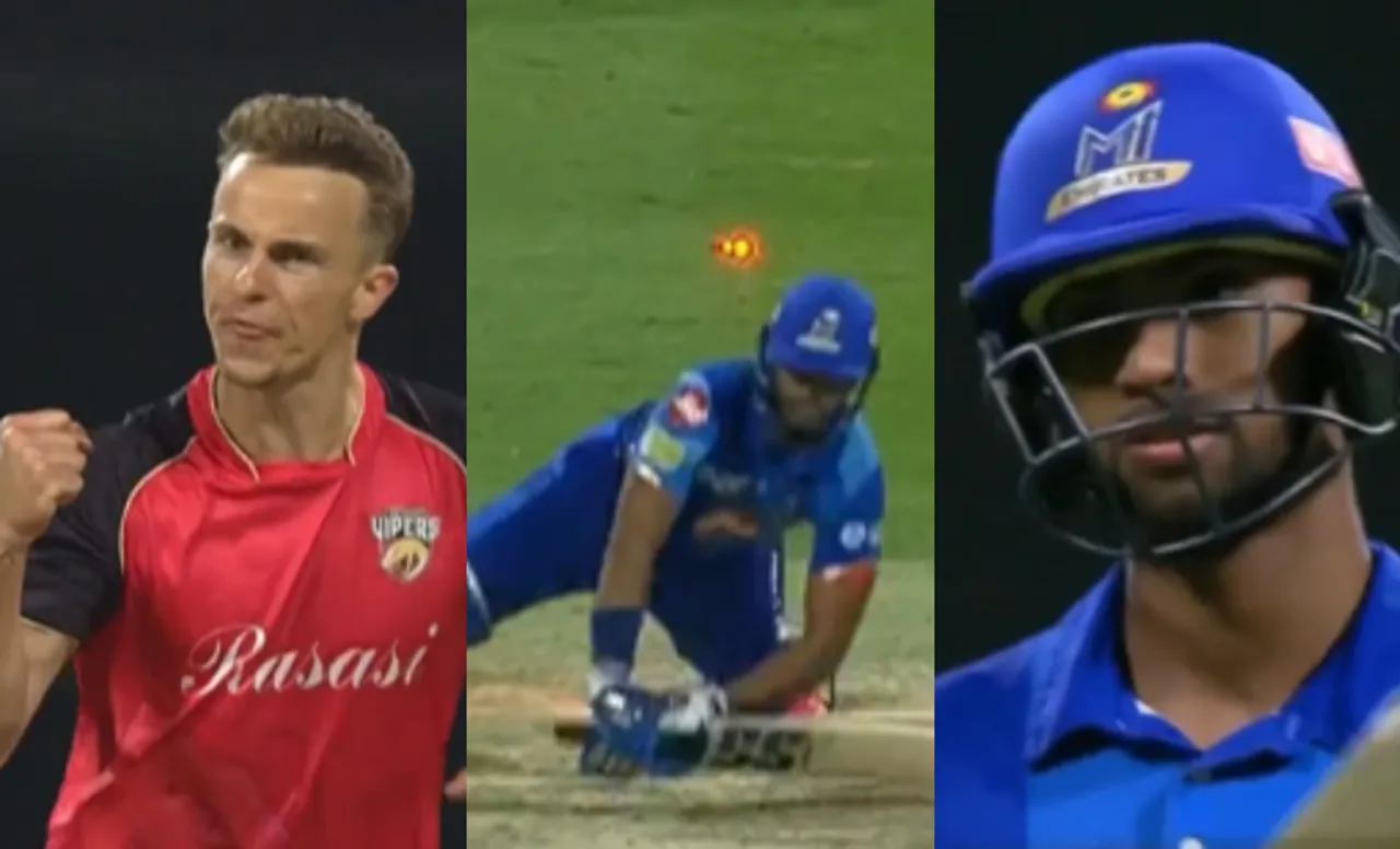 Watch: Tom Curran rattles Nicholas Pooran with fiery yorker vs MI Emirates in ILT20