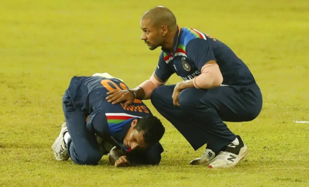 Navdeep Saini, Shikhar Dhawan