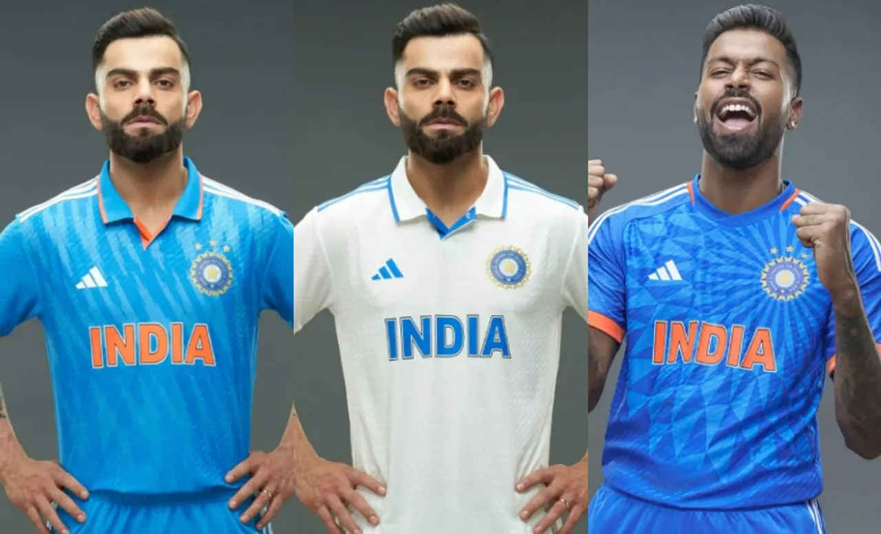 New jerseys of Team India