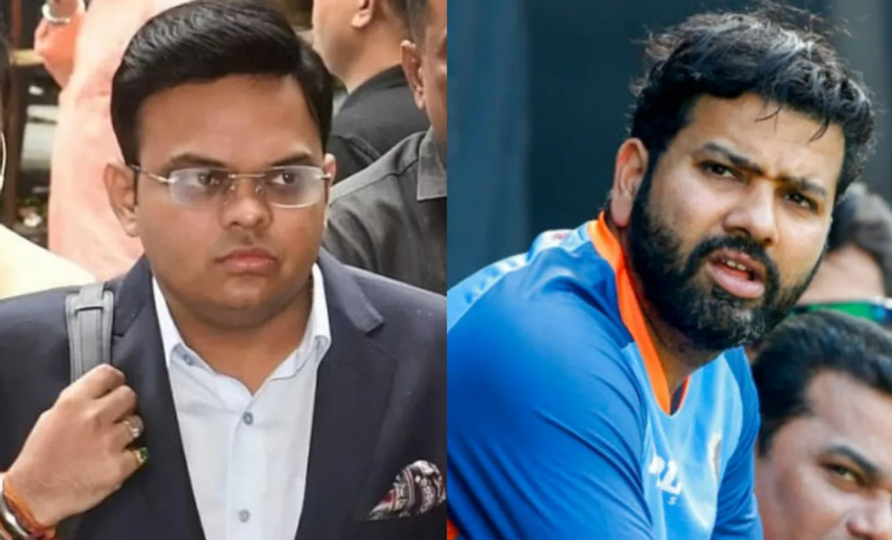 Jay Shah and Rohit Sharma