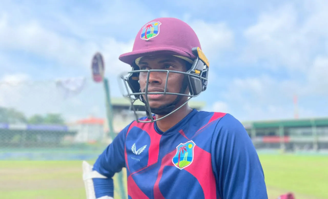West Indies debutant Jeremy Solozano taken for scans after being hit on head against Sri Lanka