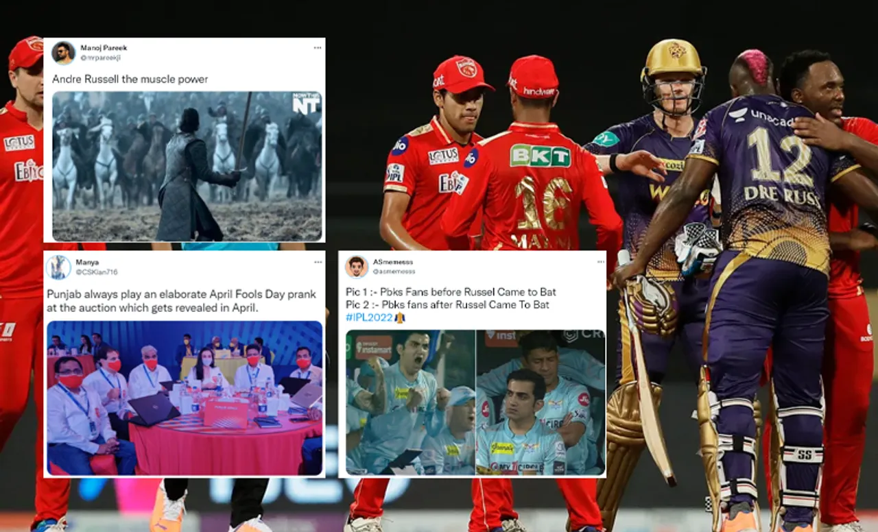 Indian T20 League 2022: Top 10 memes from Kolkata vs Punjab game