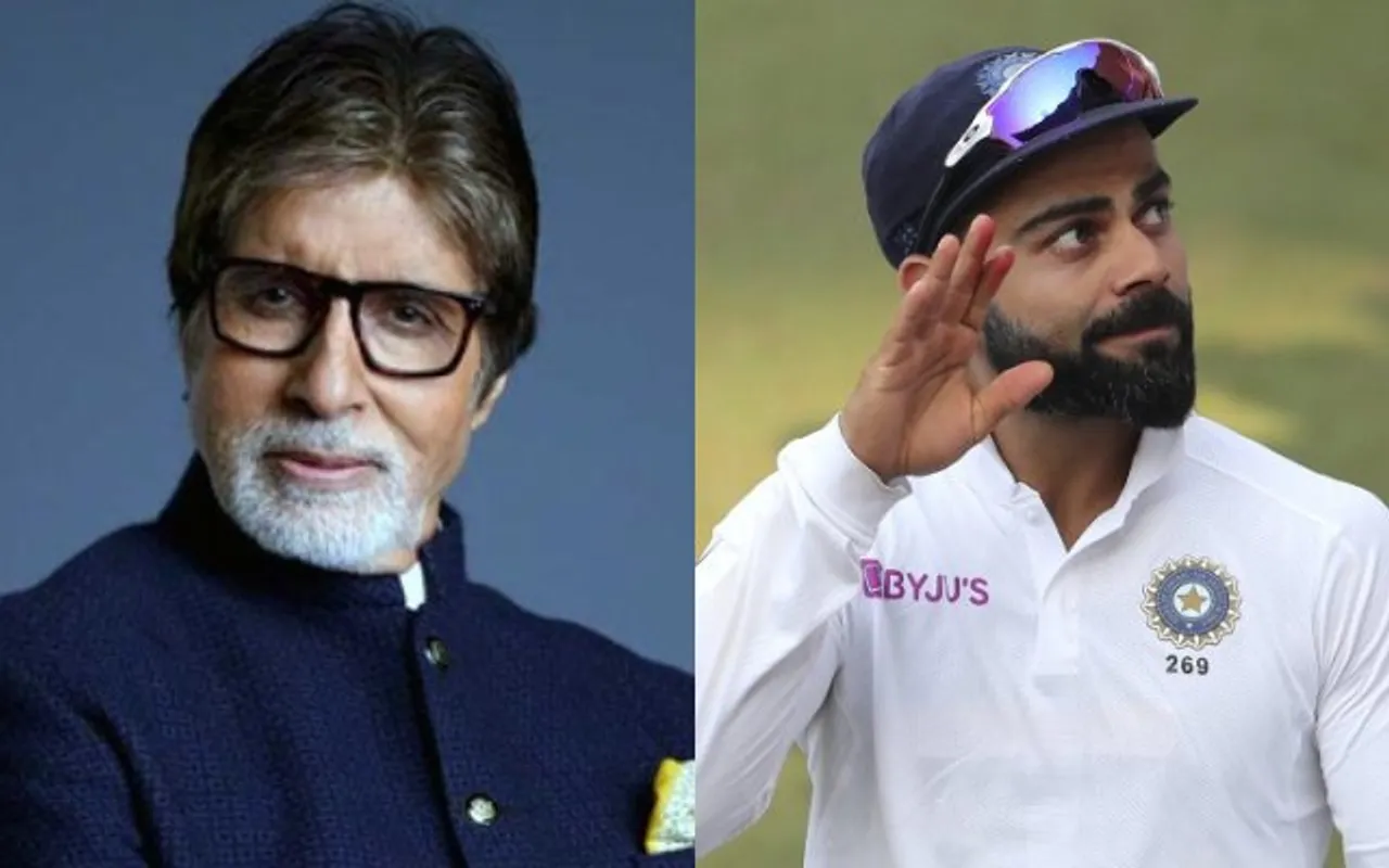 Amitabh Bachchan and Virat Kohli