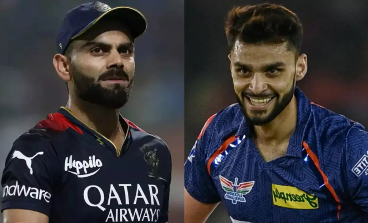 Virat Kohli and Naveen-ul-Haq