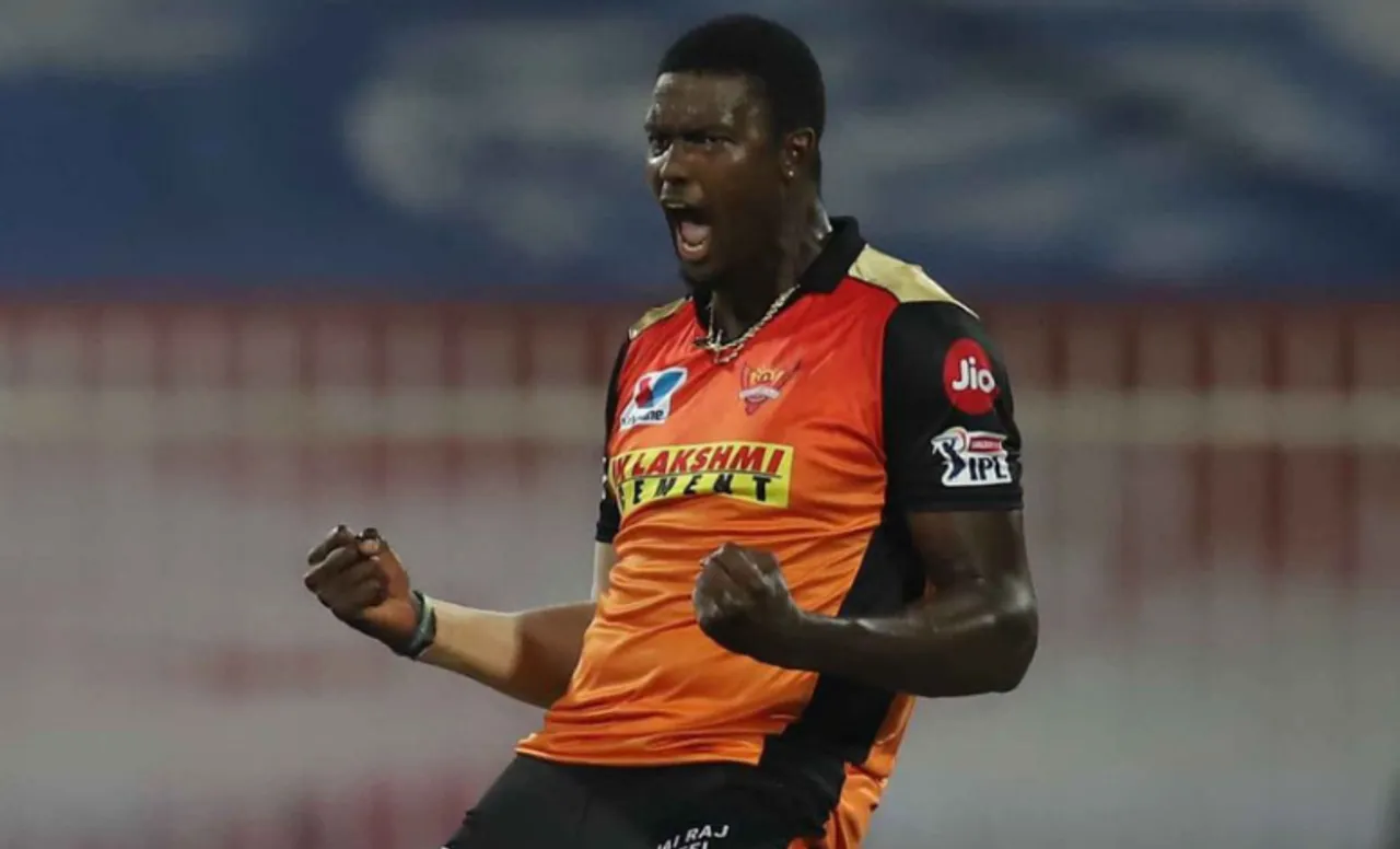 Jason Holder lands in Chennai for IPL 2021; gets a warm welcome from Sunrisers Hyderabad