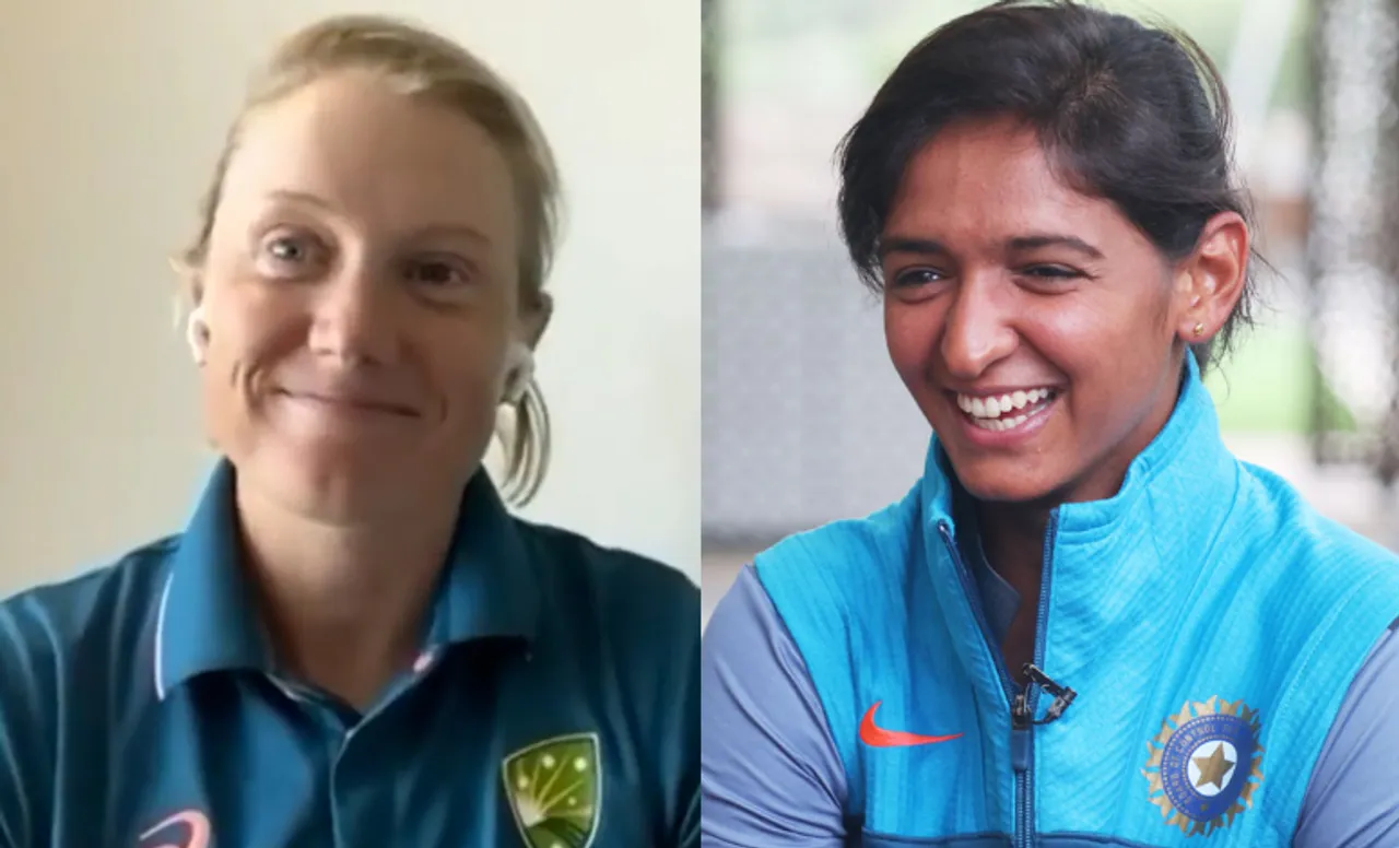 Allysa Healy and Harmanpreet Kaur