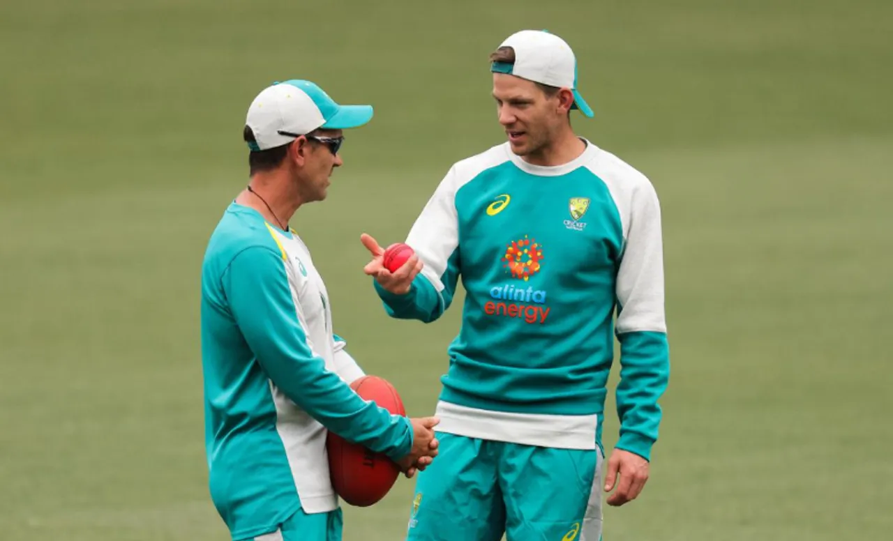 Tim Paine and Justin Langer