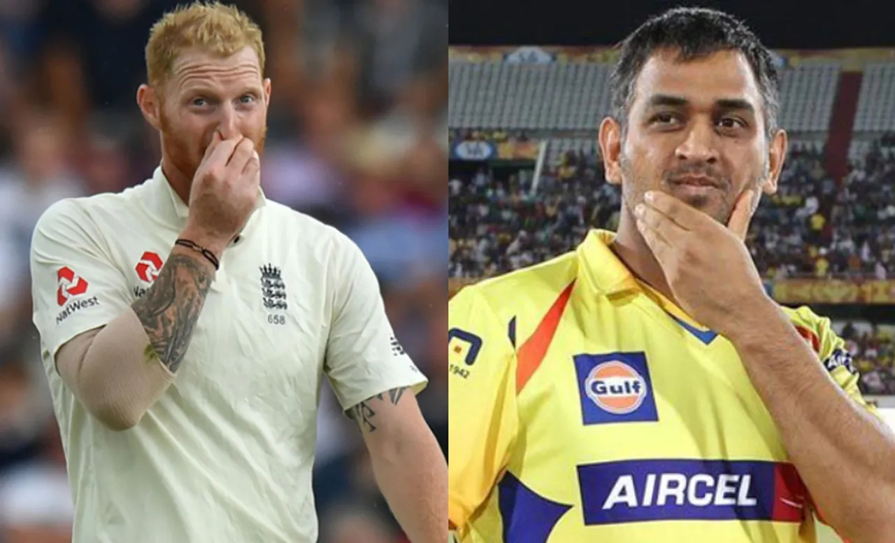 Ben Stokes and MS Dhoni