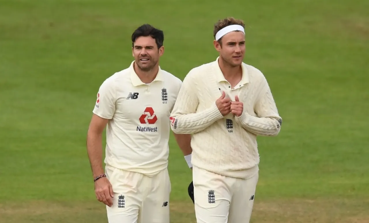 James Anderson and Stuart Broad