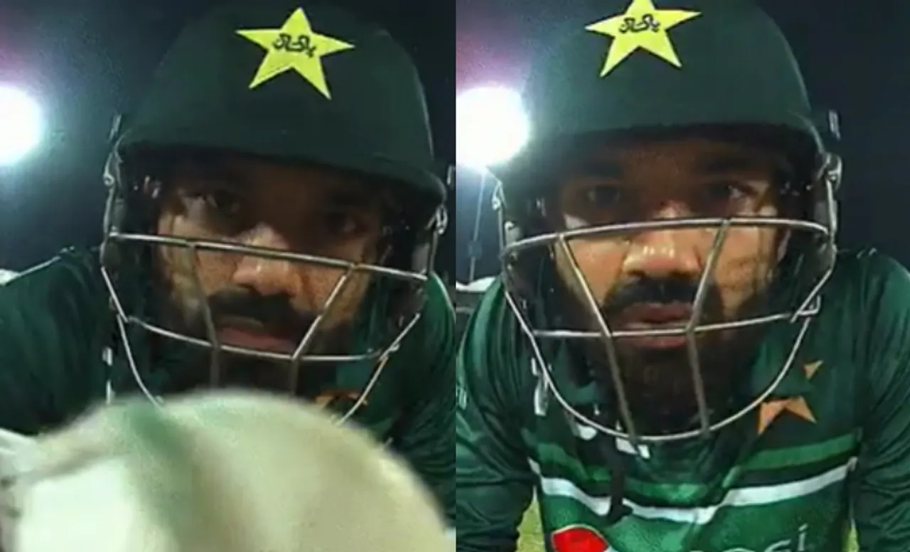 Mohammad Rizwan during Pakistan vs New Zealand, 3rd ODI