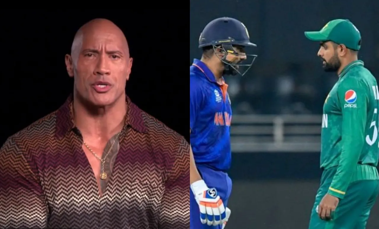 Dwayne Johnson builds up to India-Pakistan clash