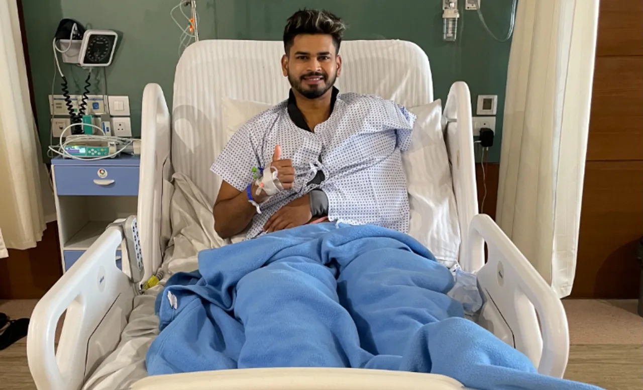 Shreyas Iyer undergoes successful surgery; says he'll be 'back in no time'