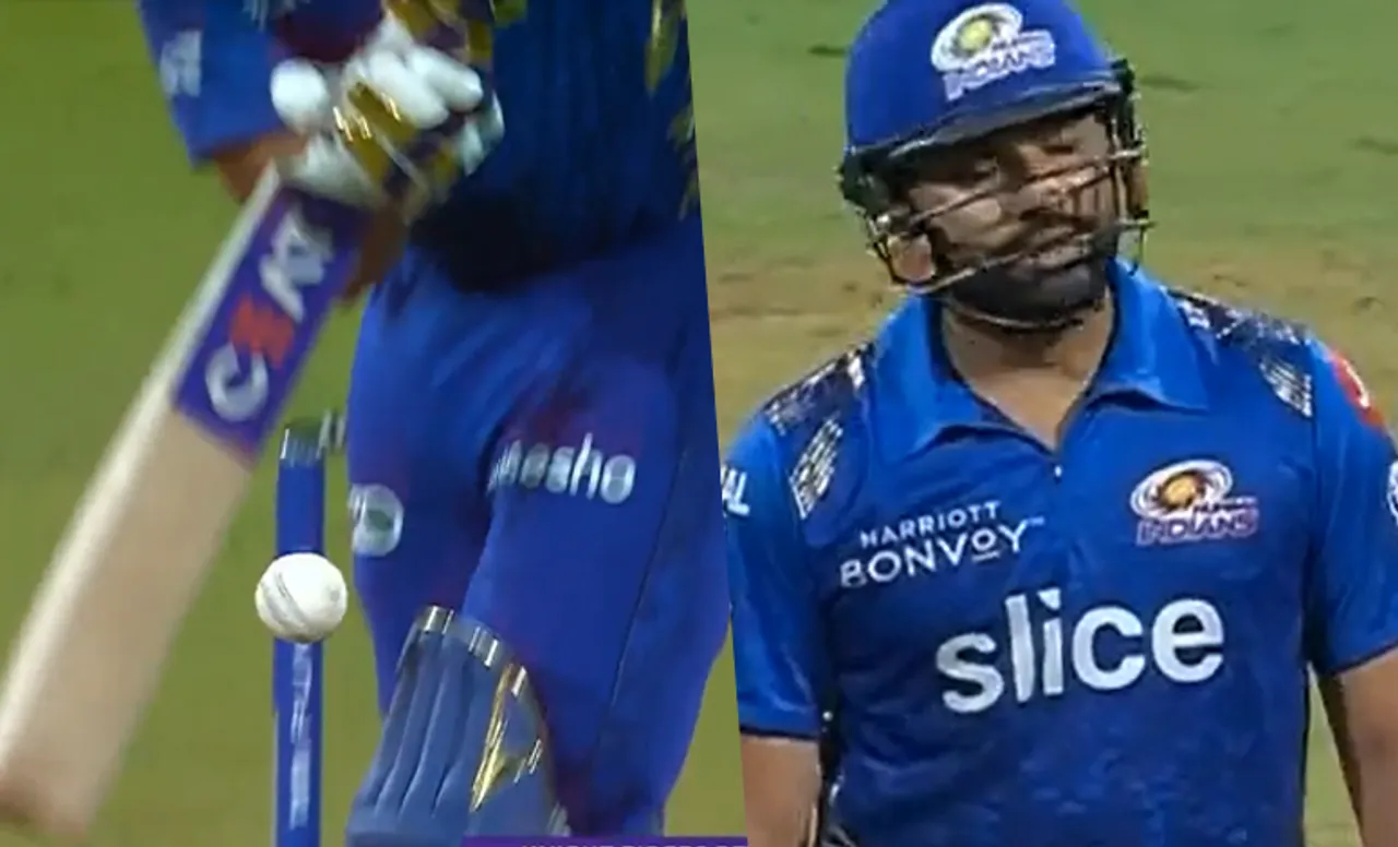 Watch: Rohit Sharma unhappy with controversial dismissal