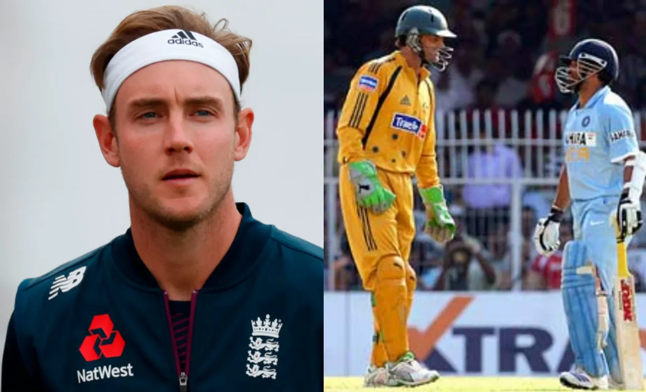 'You are the one crying and not Sachin' - Fans lash out at Stuart Broad as he uses Sachin Tendulkar's name on legitimacy of dismissal