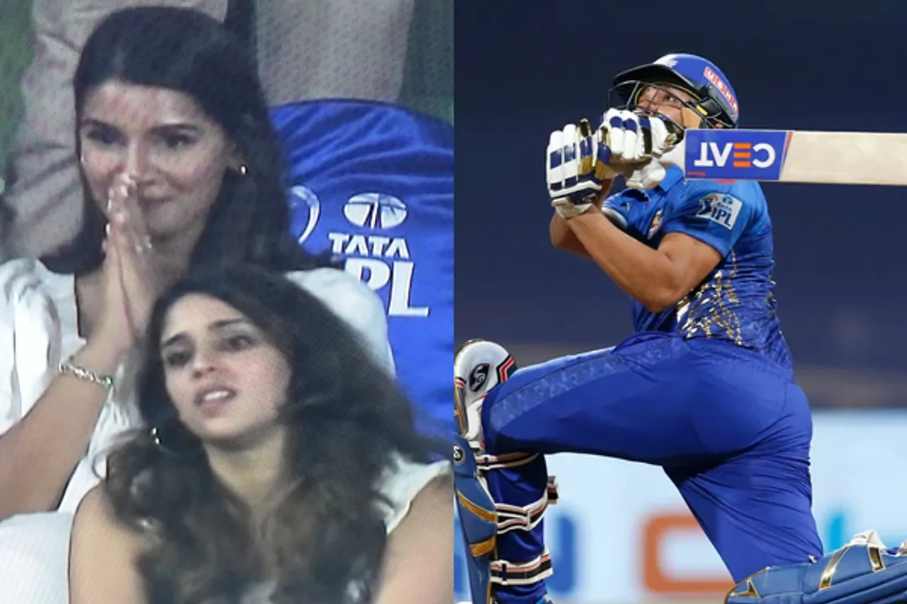 Watch: Jasprit Bumrah's wife Sanjana Ganesan celebrates Rohit Sharma's wicket