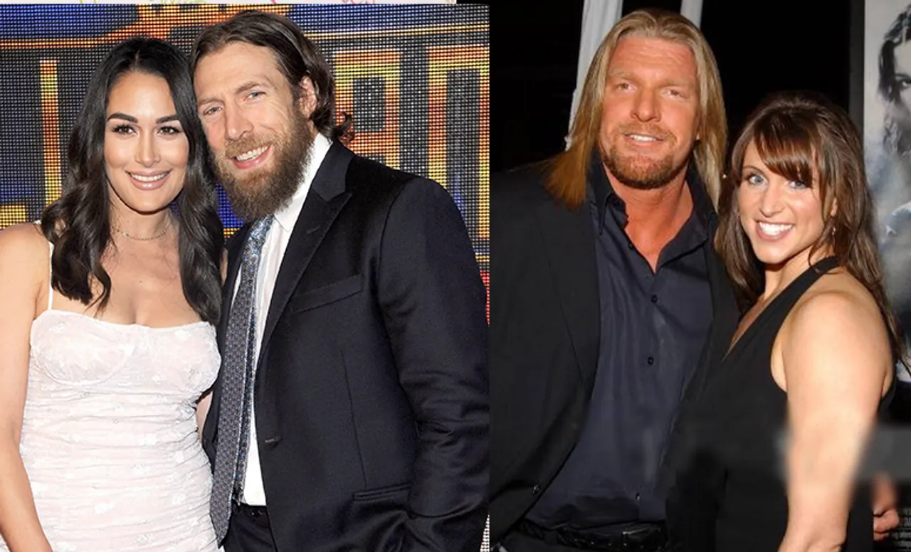 Triple H - Stephanie McMahon and Daniel Bryan - Brie Bella