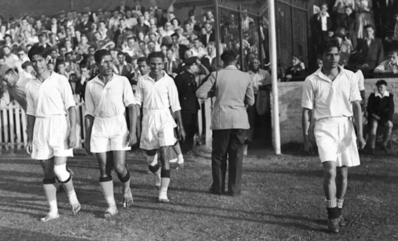 India in FIFA World Cup 1950 , Brazil