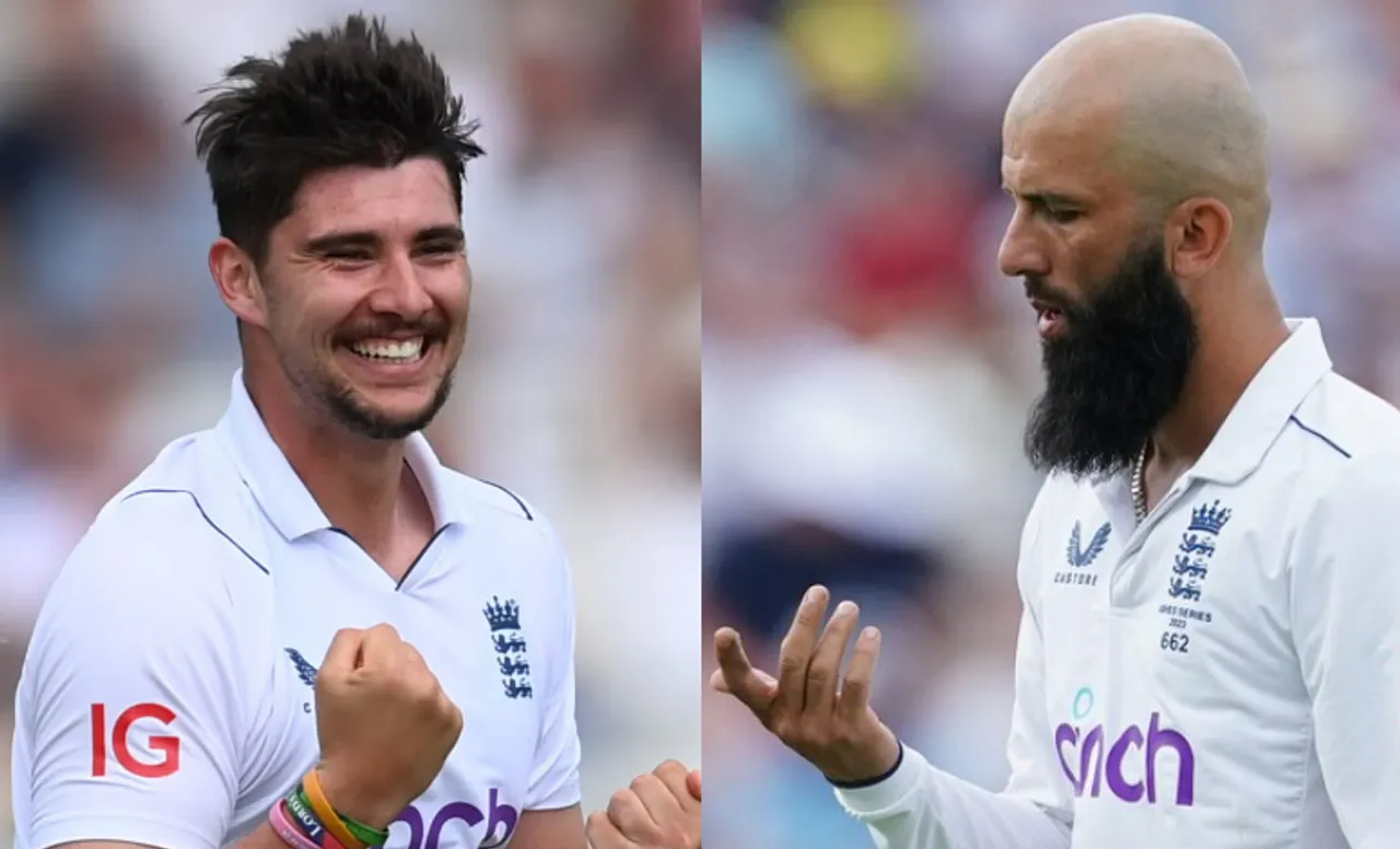 Josh Tounge and Moeen Ali, Ashes 2023