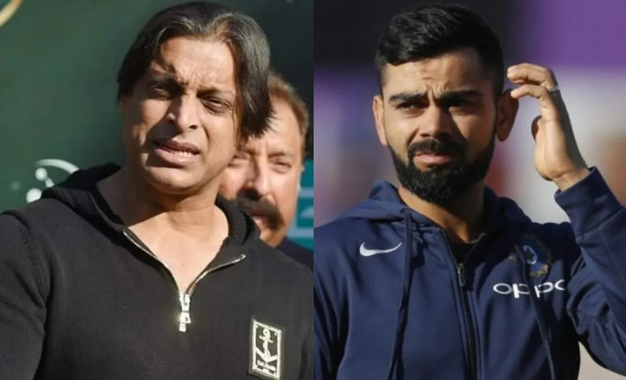 Shoaib Akhtar and Virat Kohli