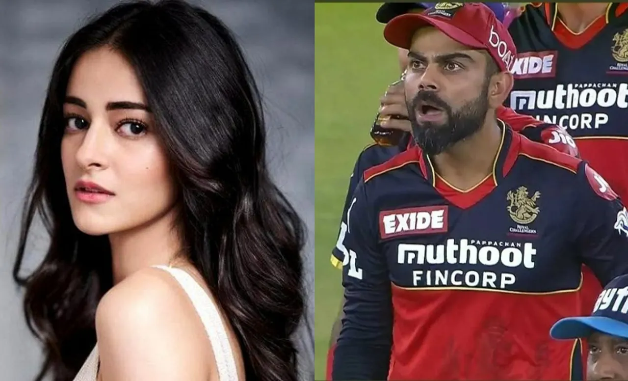 Ananya Panday during RCB vs KKR, IPL 2023