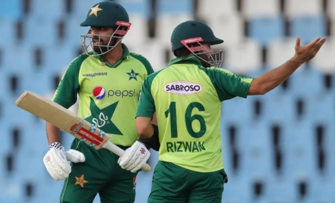 Babar Azam and Mohammad Rizwan