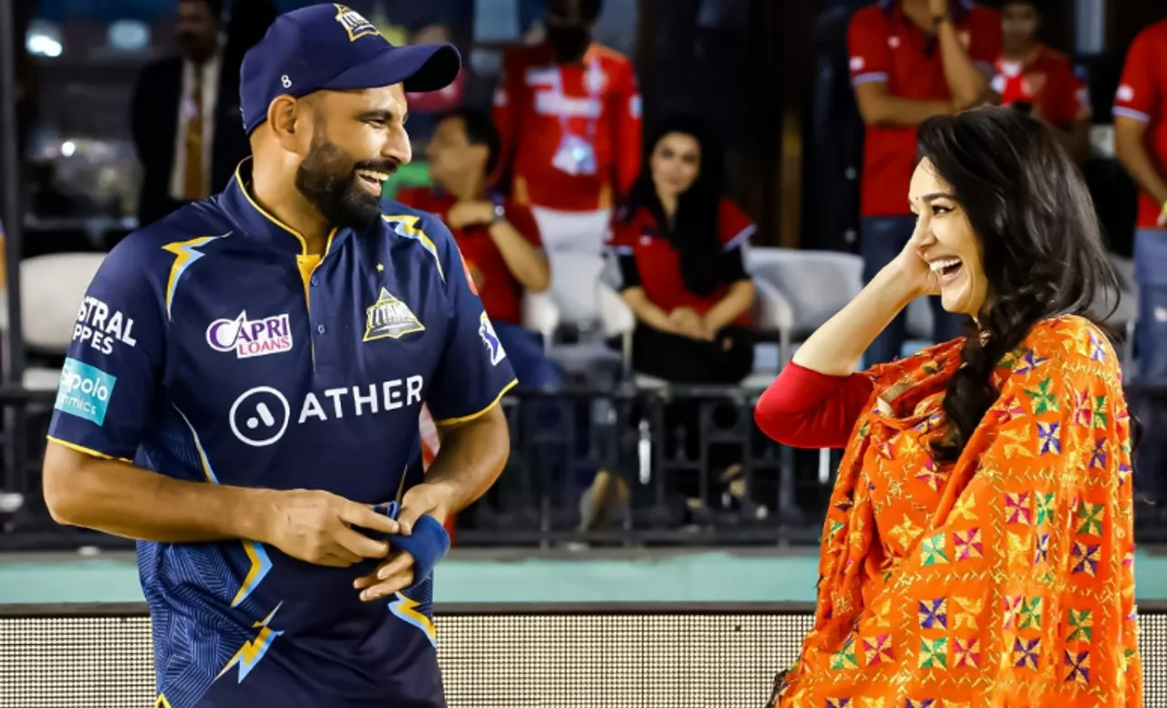 Mohammed Shami and Preity Zinta