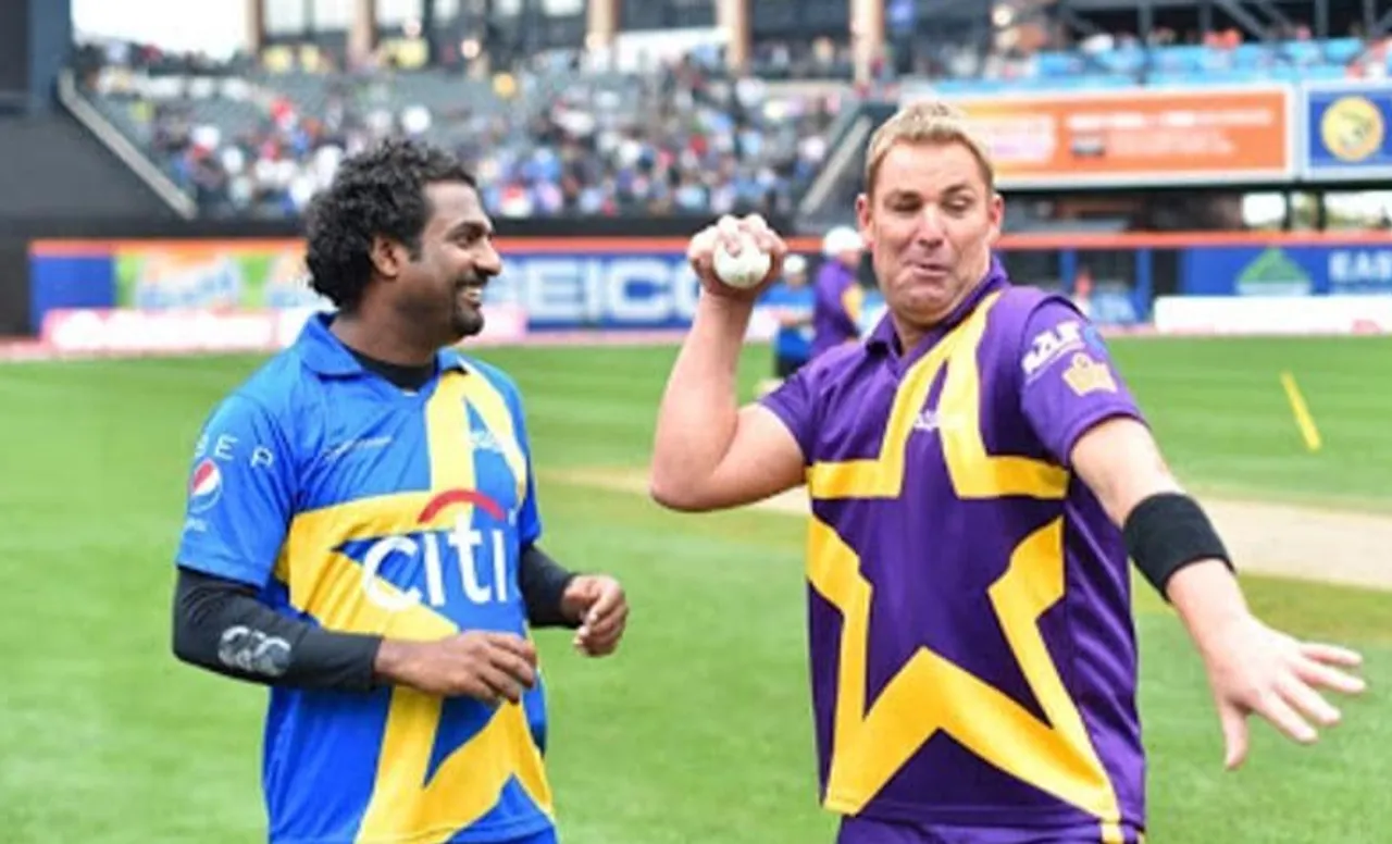 Shane Warne and Muttiah Muralitharan