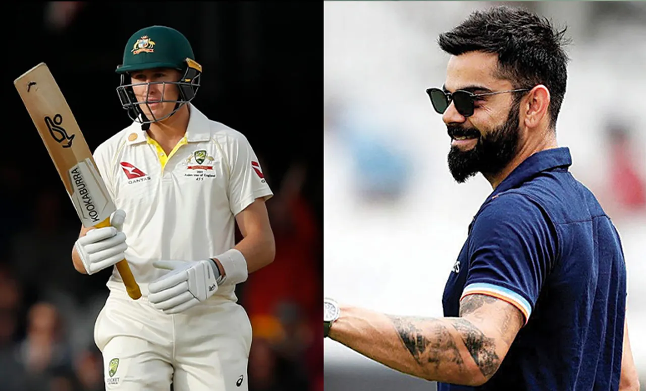 Marnus Labuschagne and Virat Kohli (Source - Twitter)