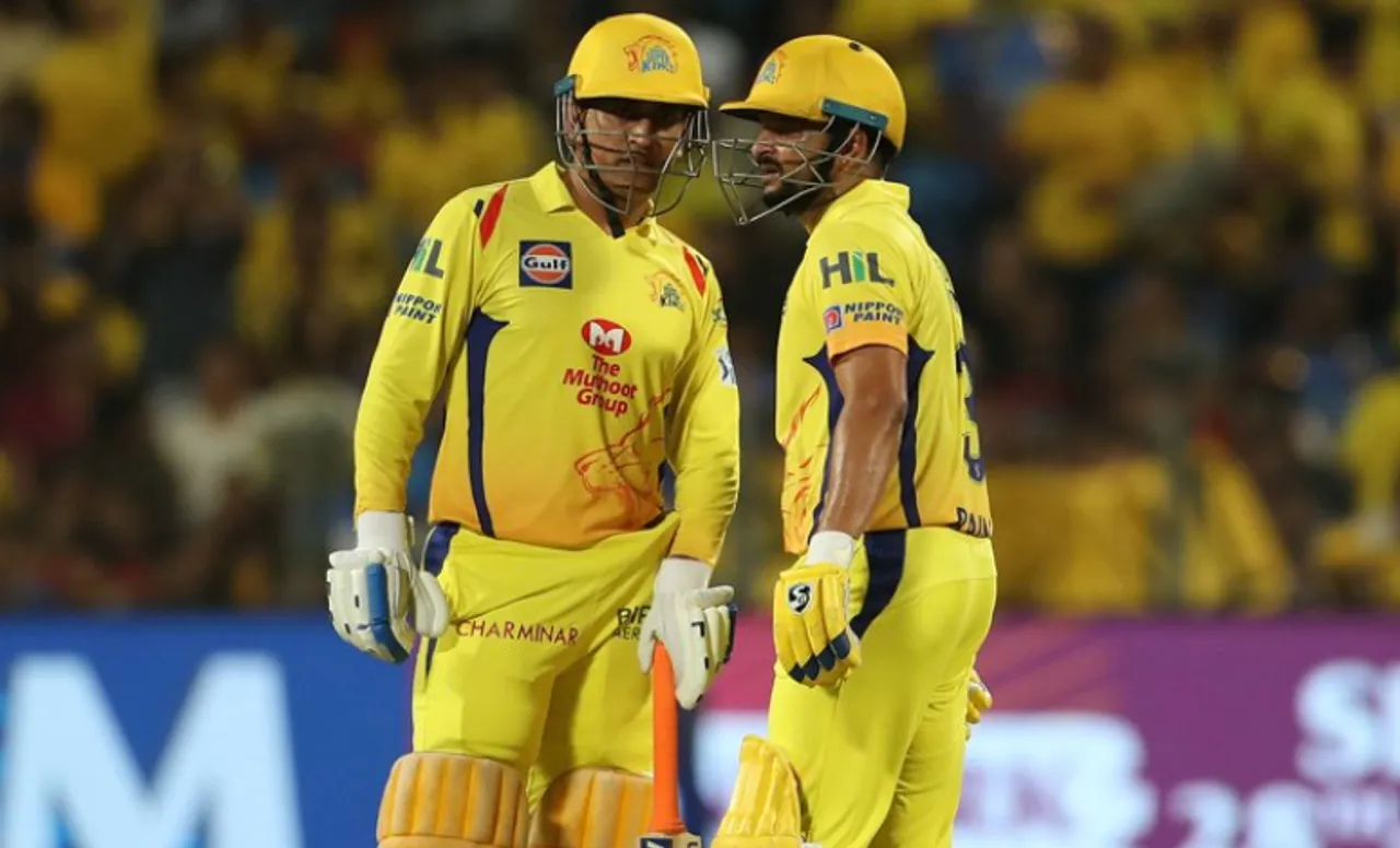 Fans delighted to see MS Dhoni, Suresh Raina play together