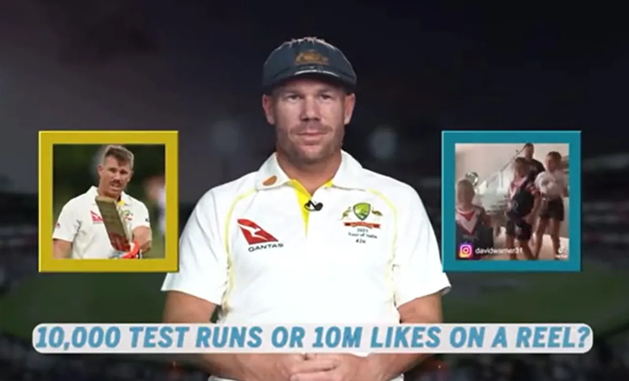 David Warner with surprising choice