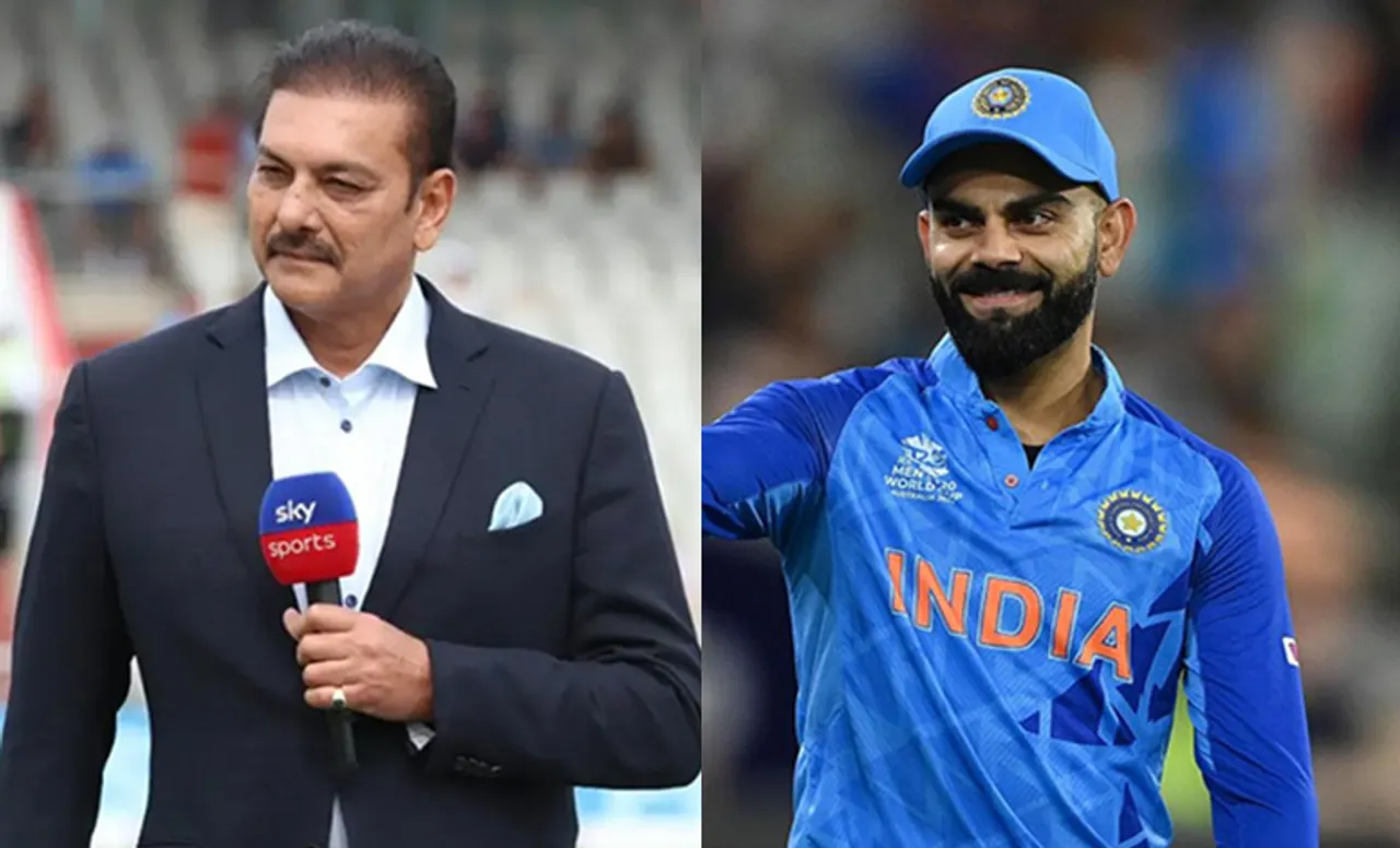 Virat Kohli and Ravi Shastri