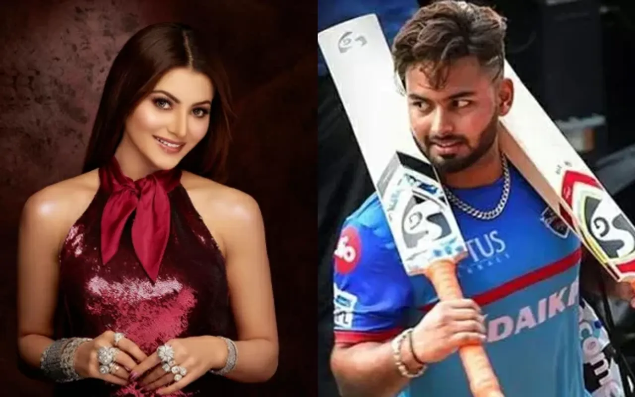 Urvashi Rautela and Rishabh Pant. (Photo Source: Twitter)