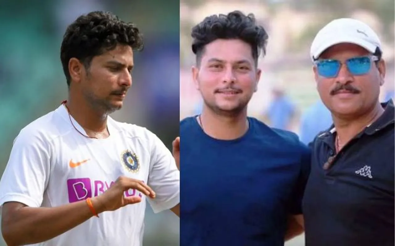 Kuldeep Yadav and Kapil Pandey (Image Credit- Twitter)