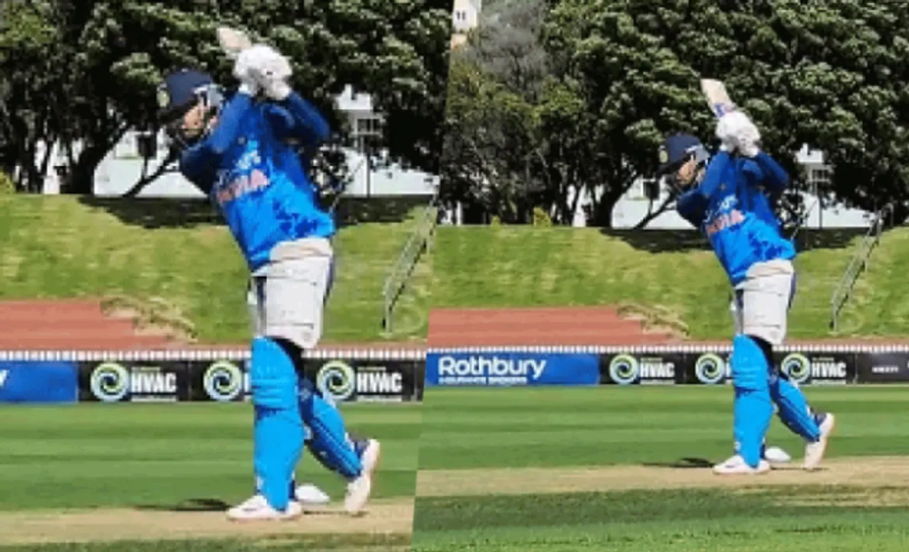 VIDEO : नेट्स में संजू सैमसन ने दिखाए बल्लेबाजी के जौहर, 'नो लुक सिक्स' पर जमकर बटोरी तालियां