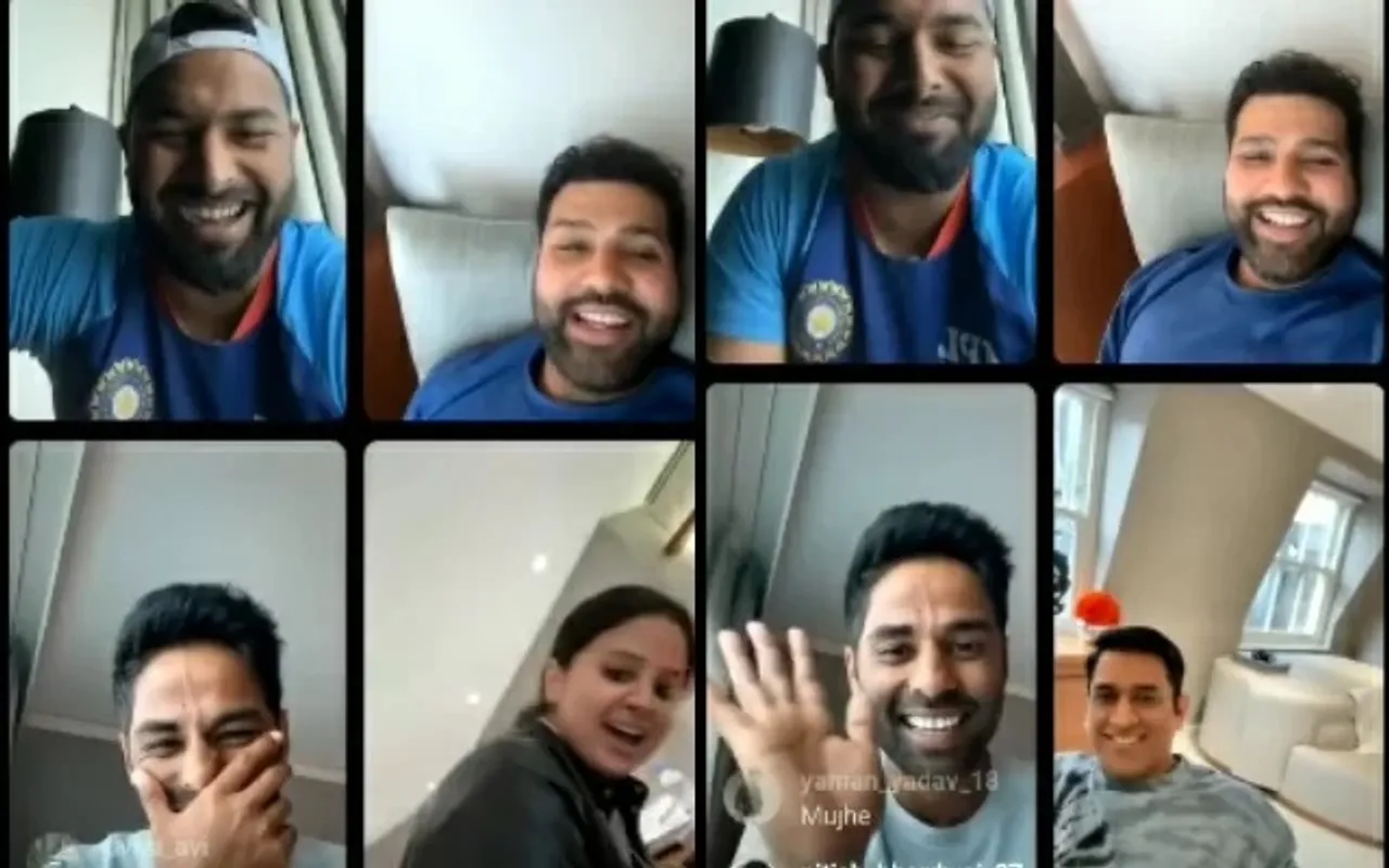 भारतीय टीम के खिलाड़ियों ने इंस्टाग्राम लाइव पर आ कर की मस्ती, सूर्यकुमार यादव का मजेदार रिएक्शन हुआ वायरल