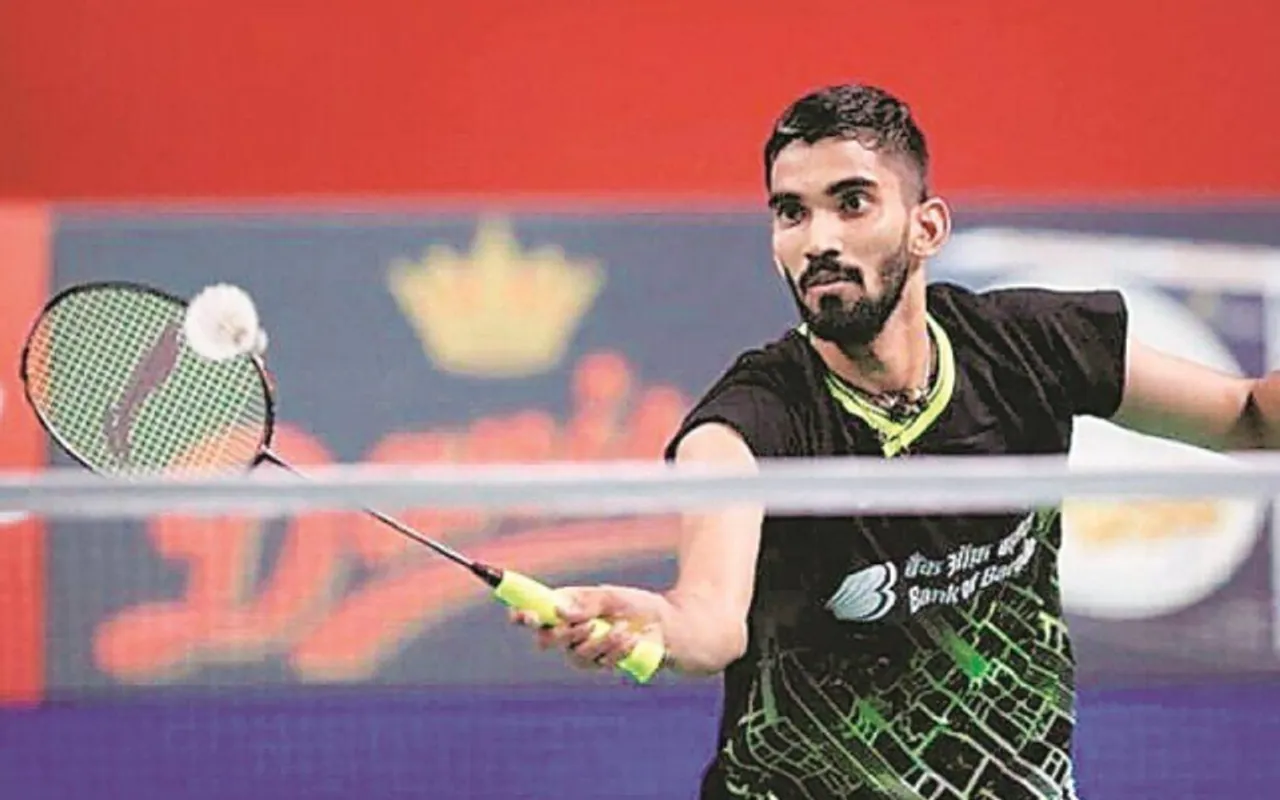 Kidambi Srikanth. (Photo via Getty Images)